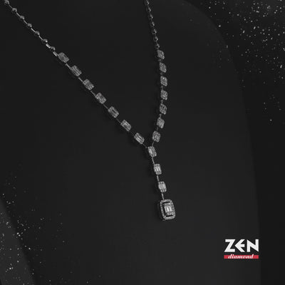 1.79 ct. Baguette Diamond Necklace