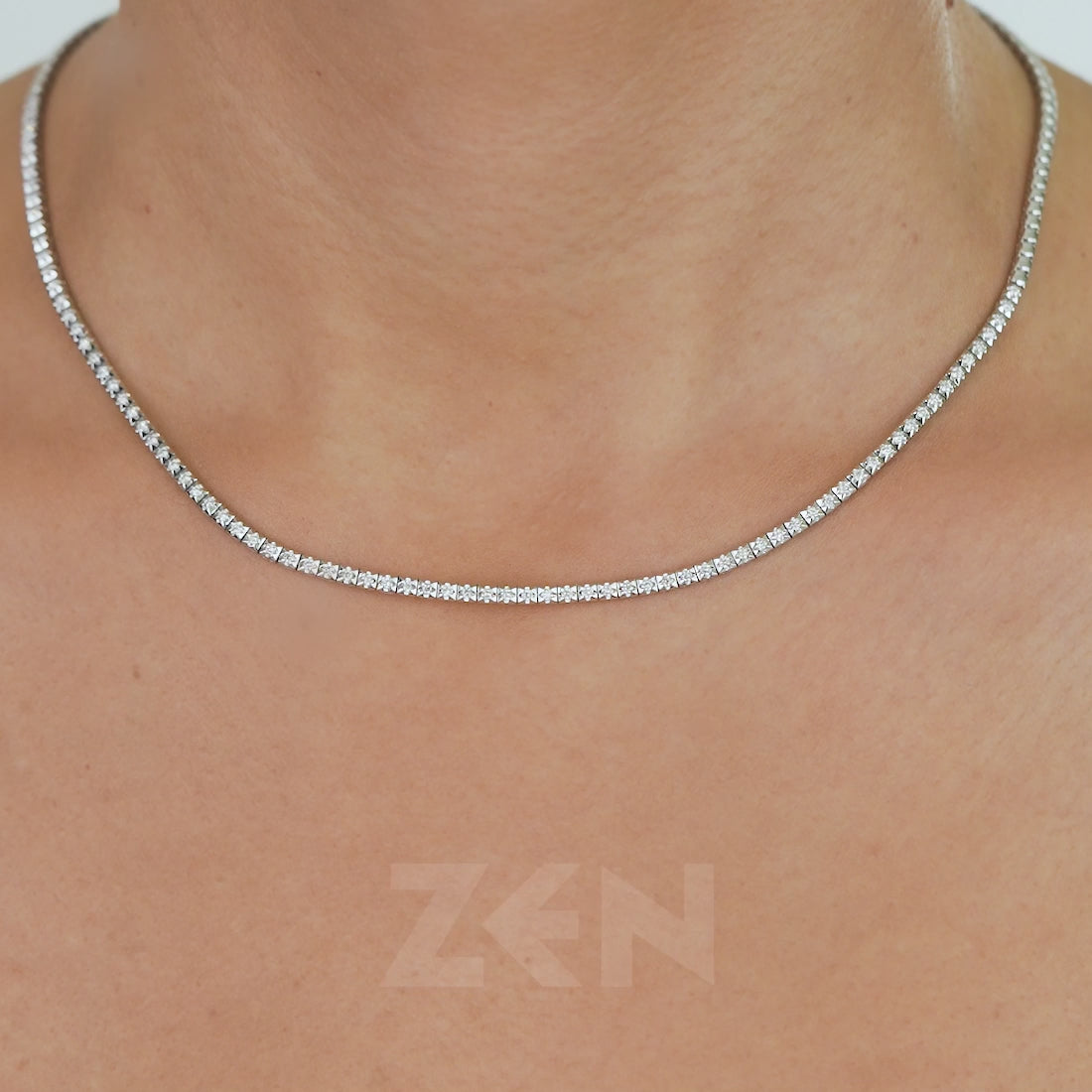 1.00 ct. Tennis Diamond Necklace