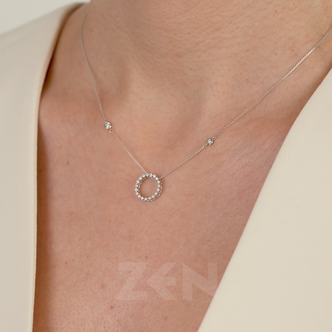 0.24 ct. Design Diamant Halskette