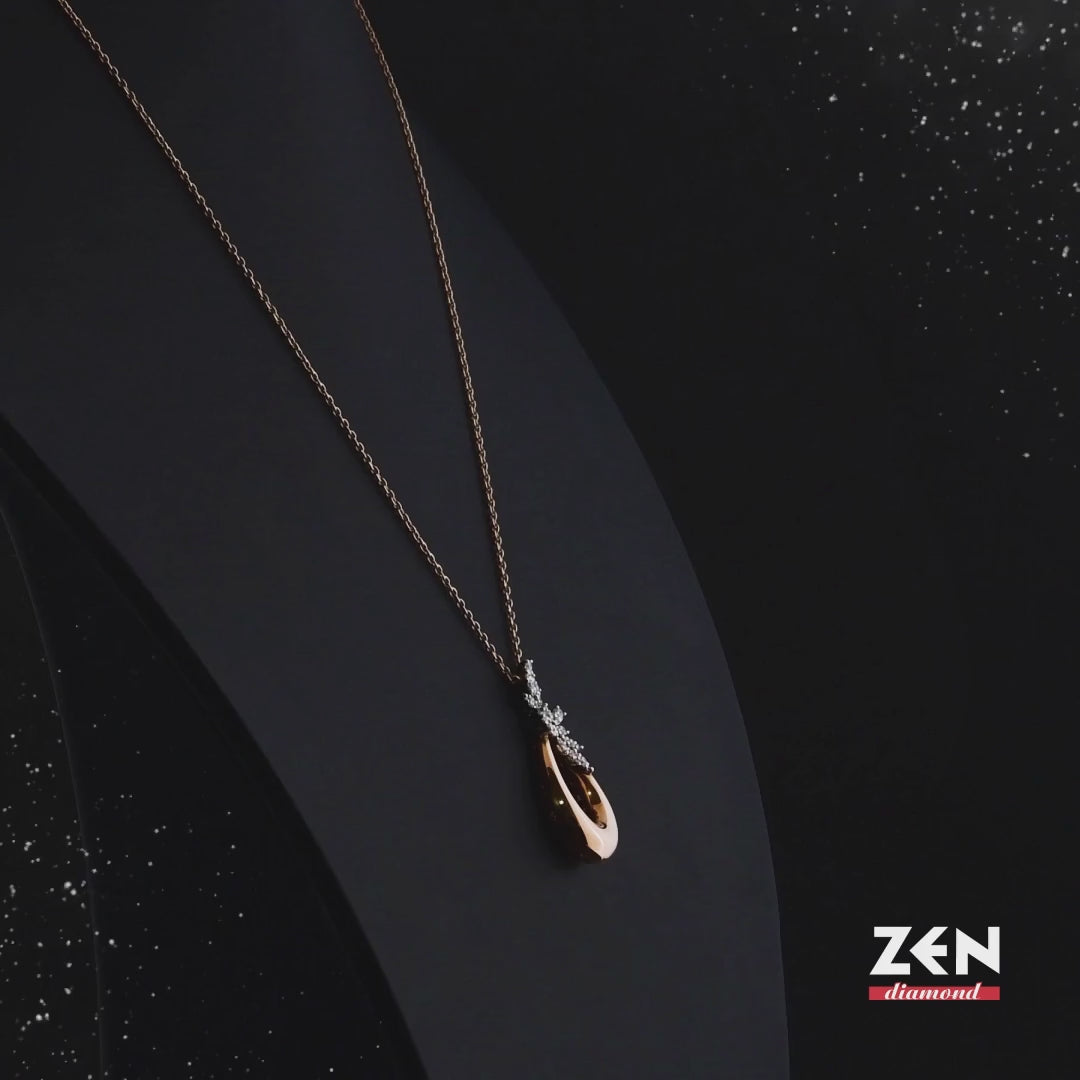 0.26 ct. Design Diamant Halskette