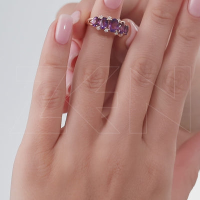 2.17 ct. Amethyst Ring