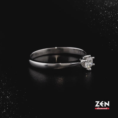 0.21 ct. Solitaire Diamond Engagement Ring