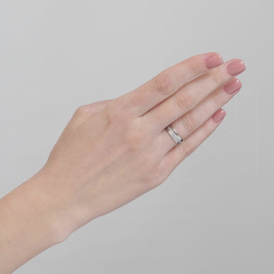 0.24 ct. Modern Wedding Ring for Women