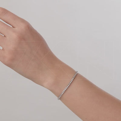 1.00 ct. Diamant Tennisarmband