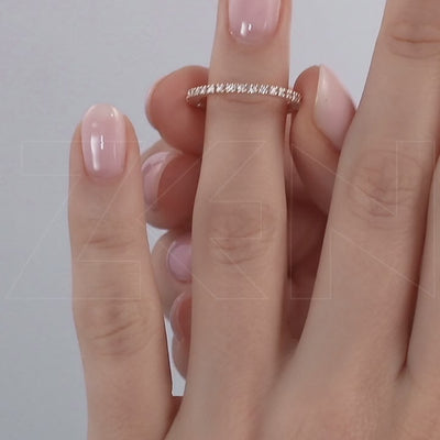 0.30 ct. Memoire Diamantring