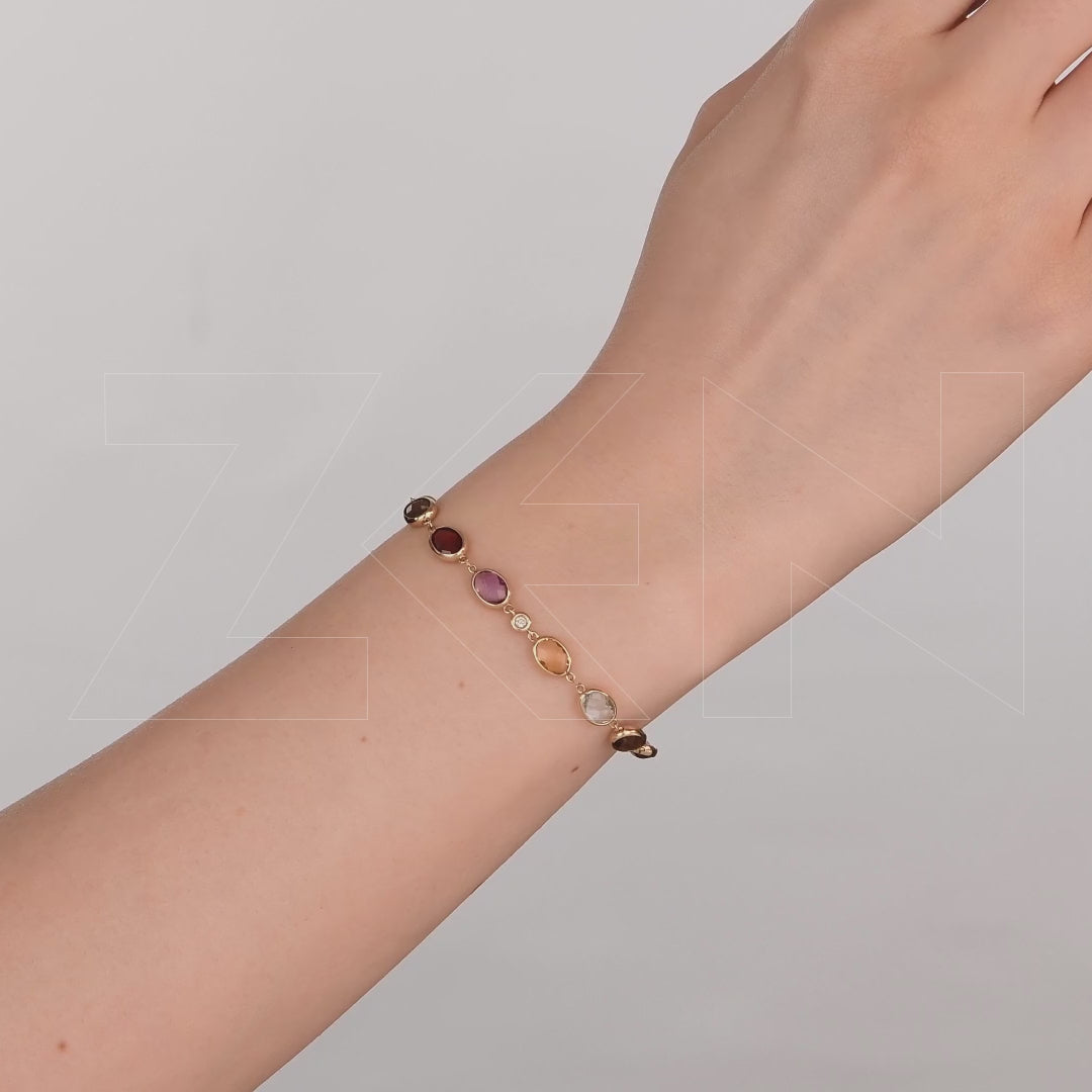 9.53 ct. Gemstone Bracelet