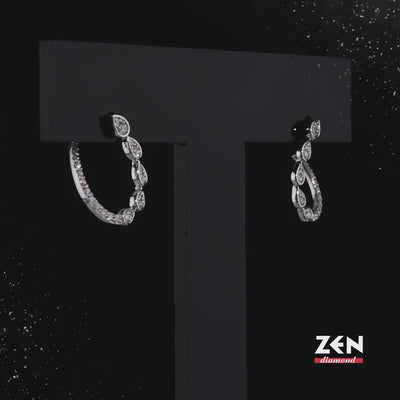 0.37 ct. Design Diamant Ohrringe