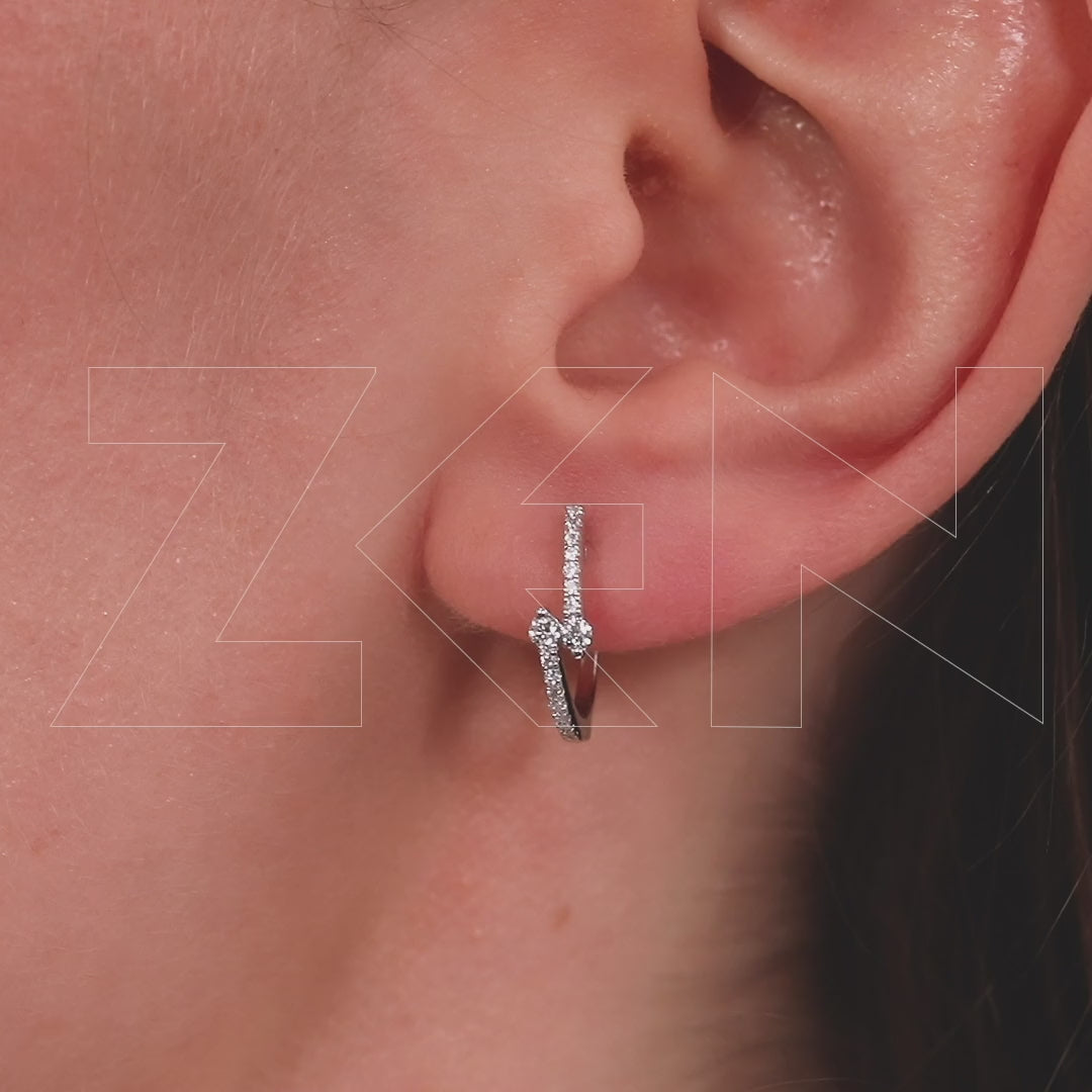 0.20 ct. Design Diamond Earrings