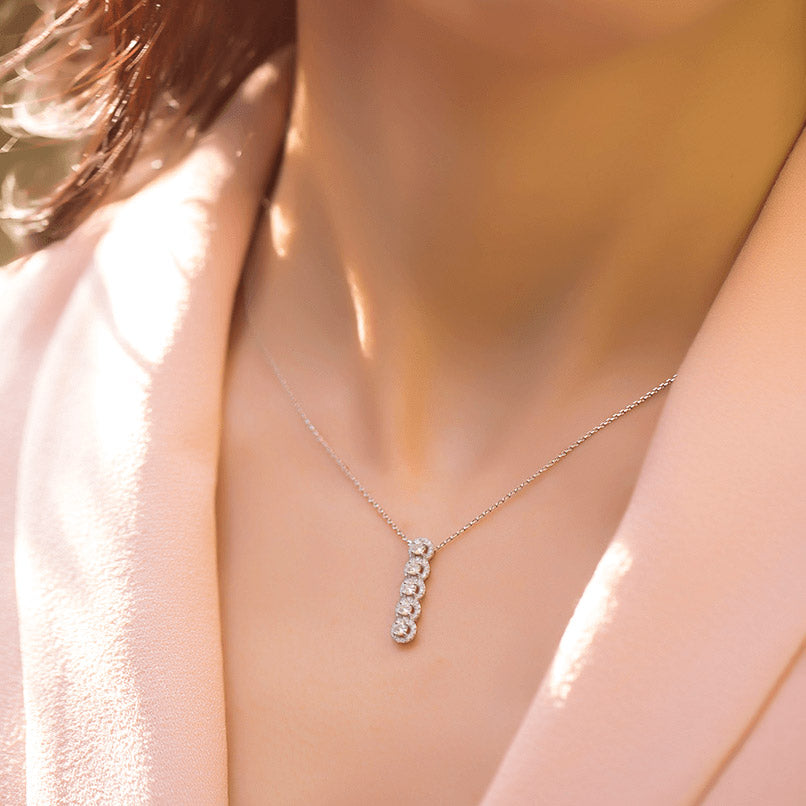 0.51 ct. Design Diamant Halskette