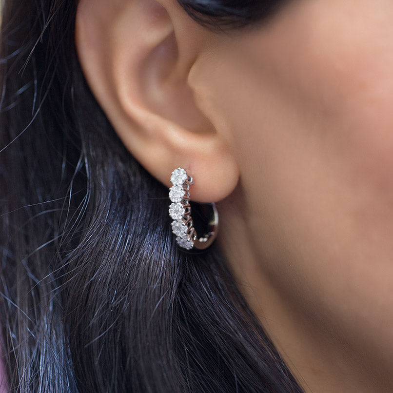0.93 ct. Reina Diamant Ohrringe