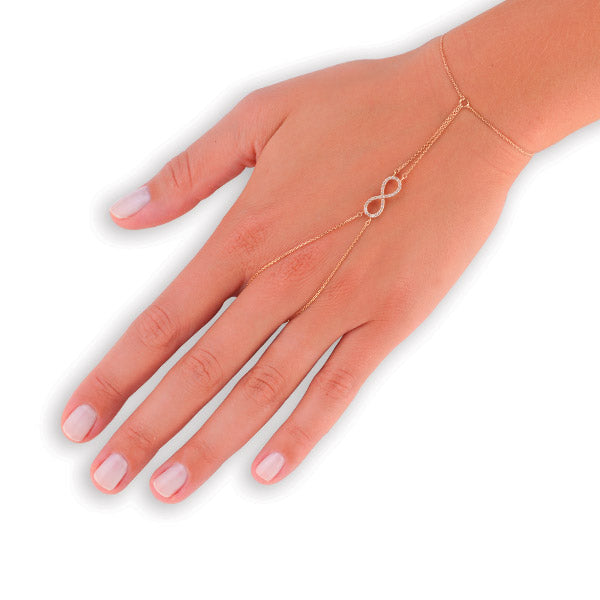 0.19 ct. Handkette Diamantarmband