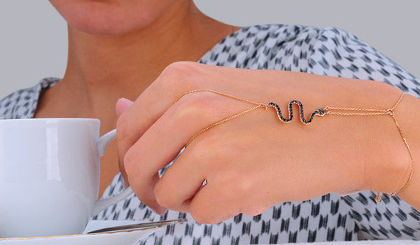 0.47 ct. Handkette Diamantarmband