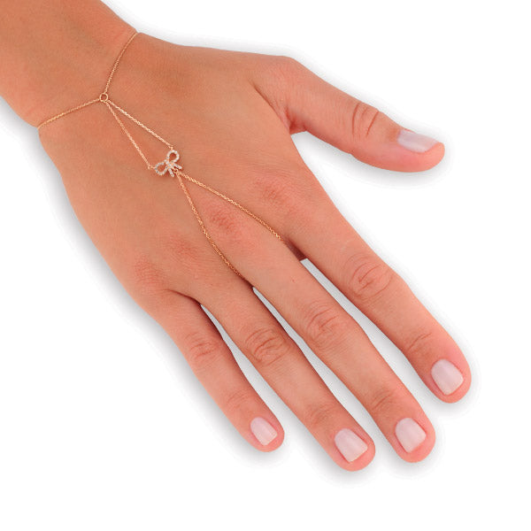 0.13 ct. Handkette Diamantarmband