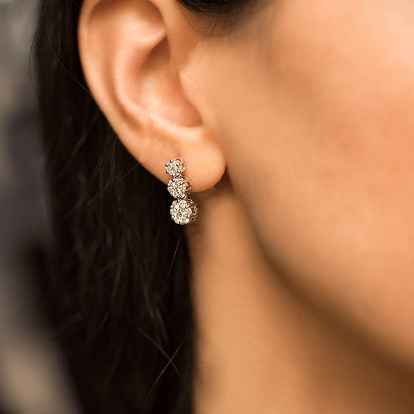 1.18 ct. Reina Diamant Ohrringe