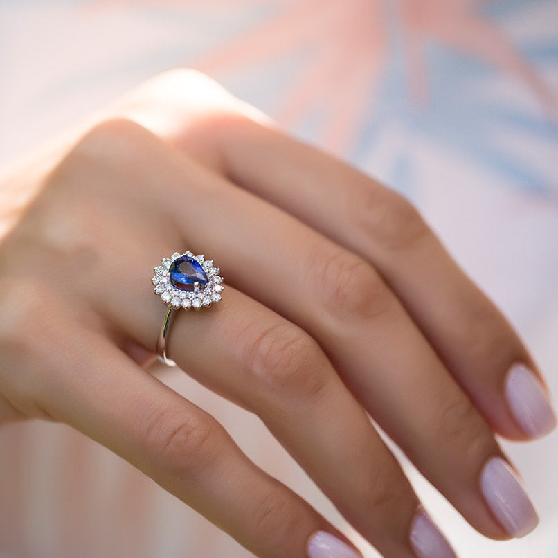 1.56 ct. Saphir Ring
