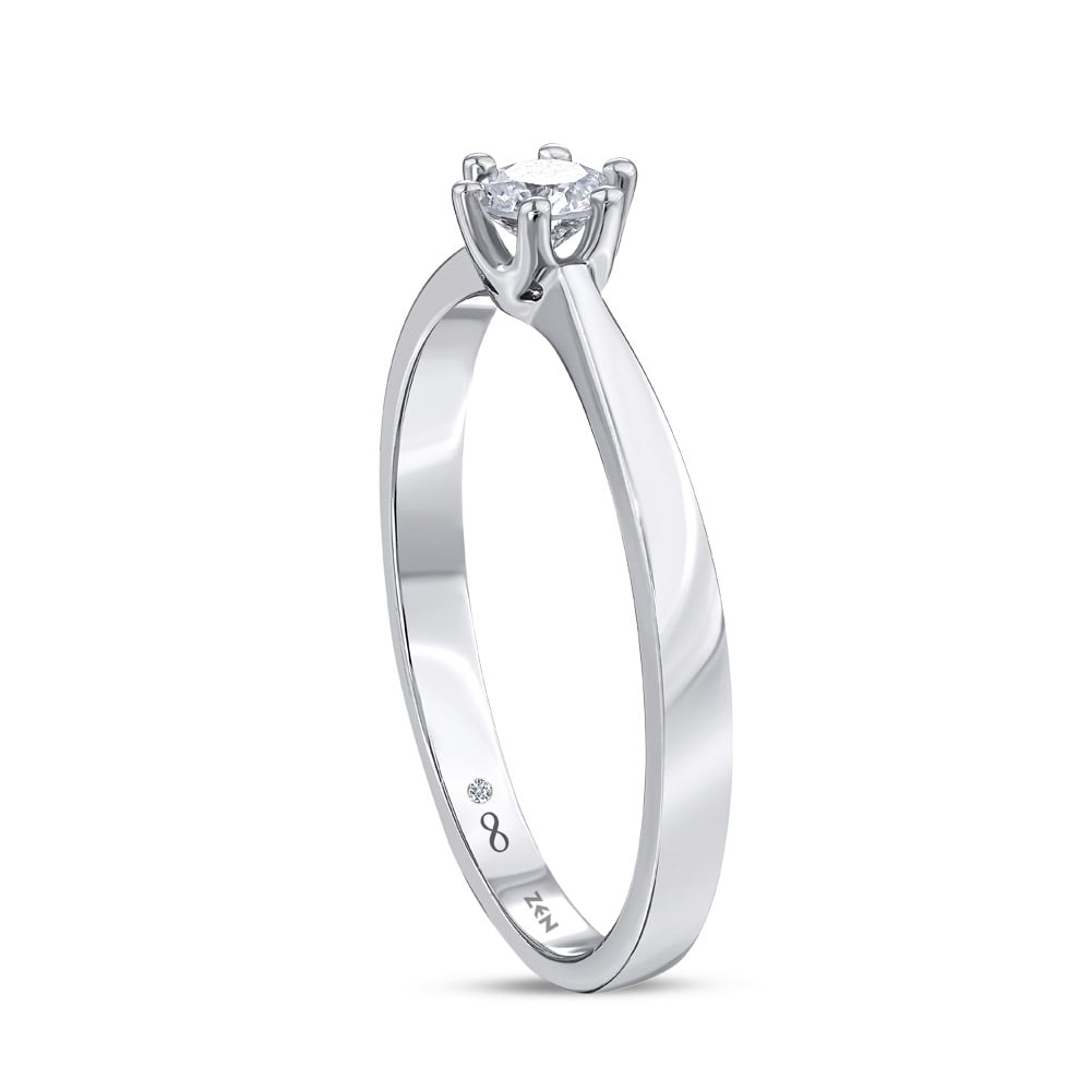 0.51 ct. Solitär Diamant Verlobungsring