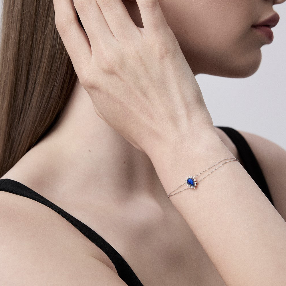 0.42 ct. Sapphire Bracelet