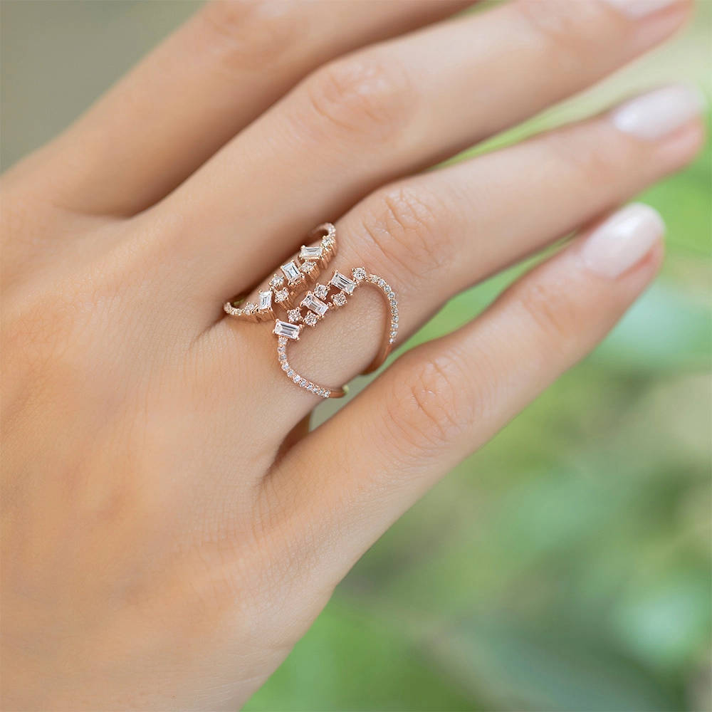 0.75 ct. Baguette Diamond Ring