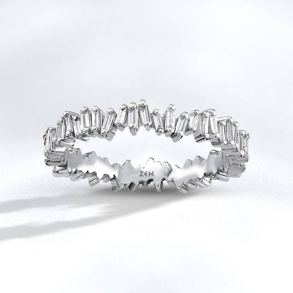 0.60 ct. Baguette Diamantring