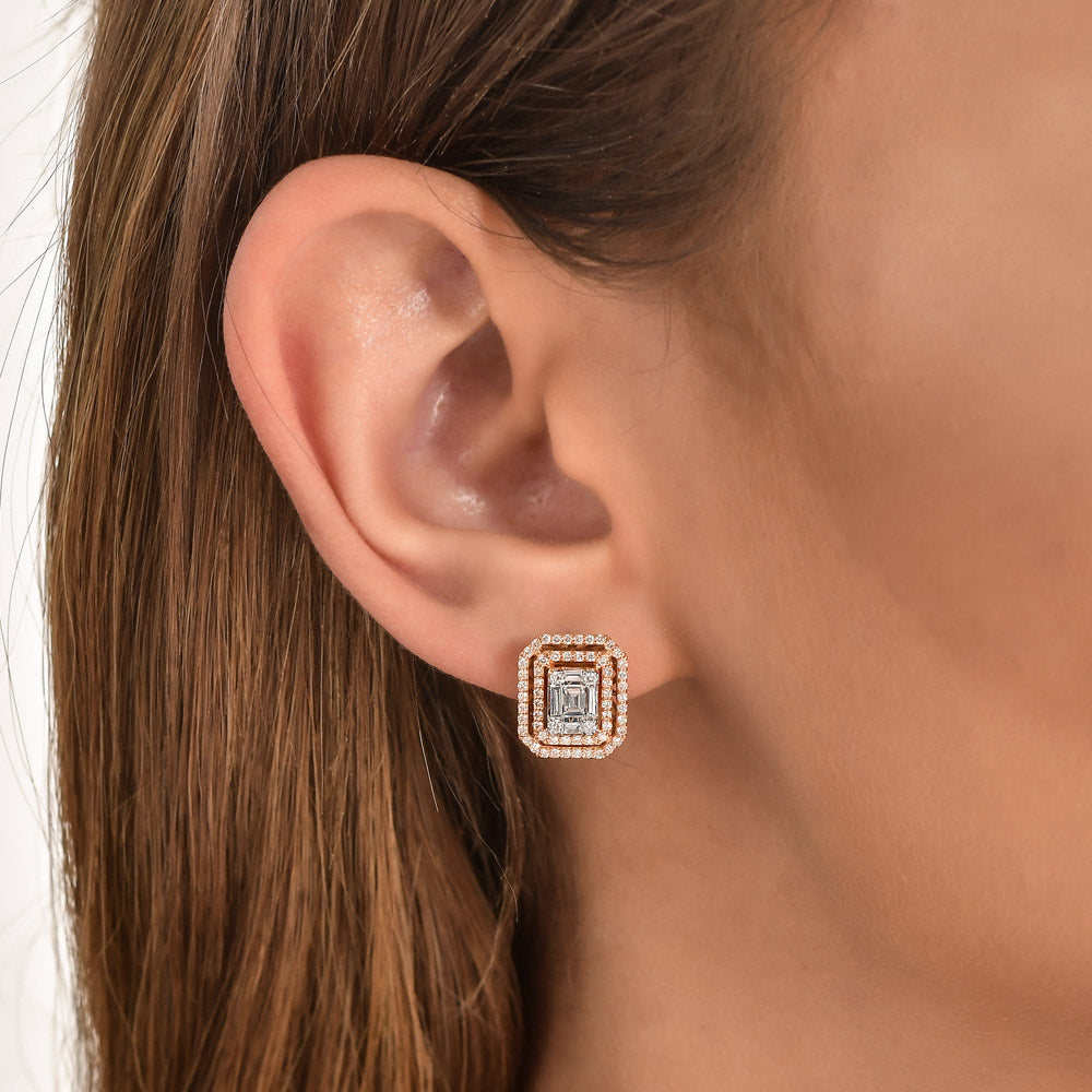 0.83 ct. Baguette Diamond Earrings
