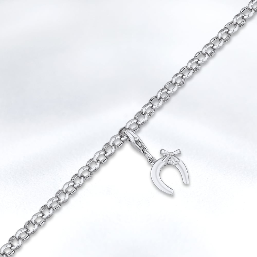 0.01 ct. Charm Hufeisen Armband