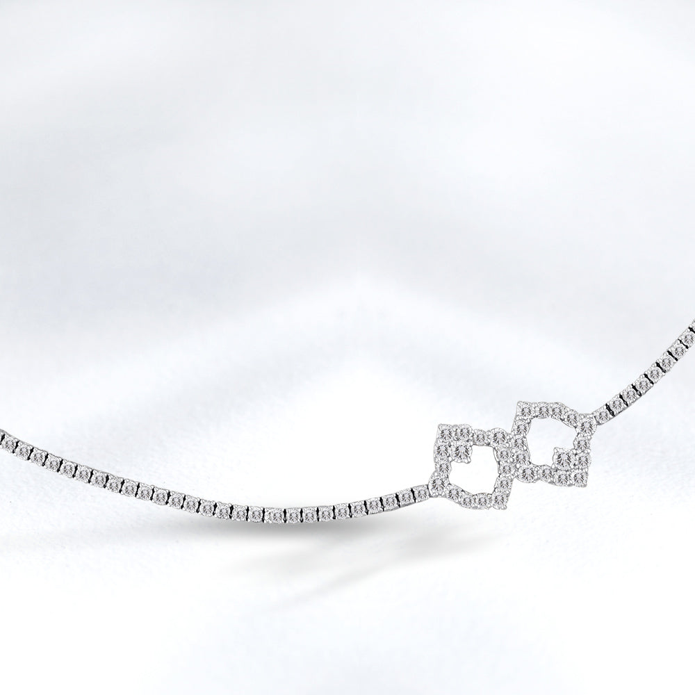 4.84 ct. Tennis Diamant Halskette