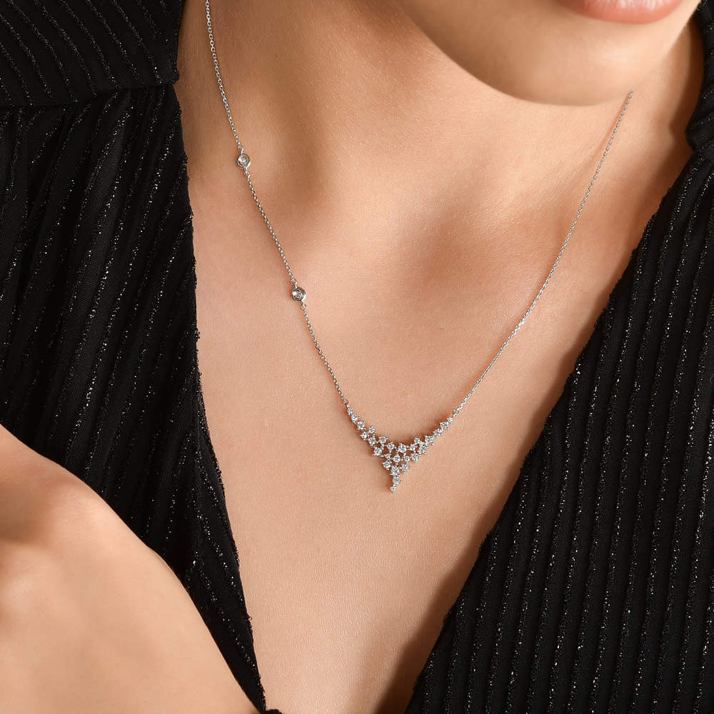 0.55 ct. Diamant Collier