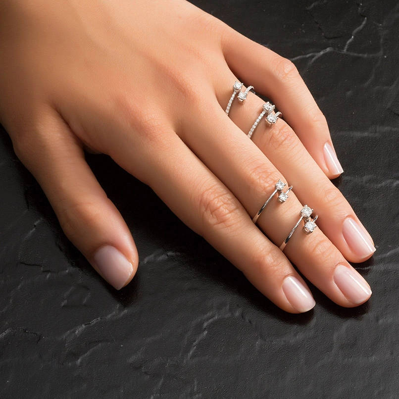 0.27 ct. Zweisamkeit Diamantring