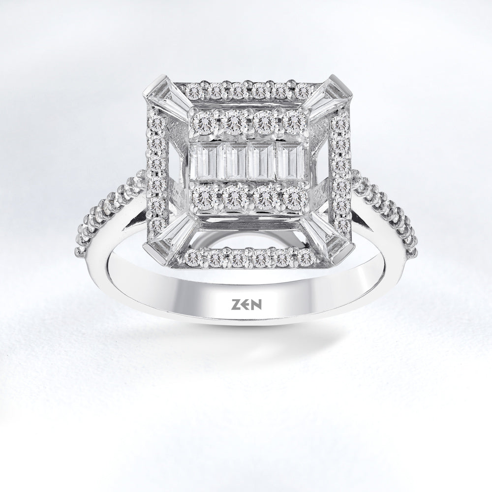0.77 ct. Design Diamantring