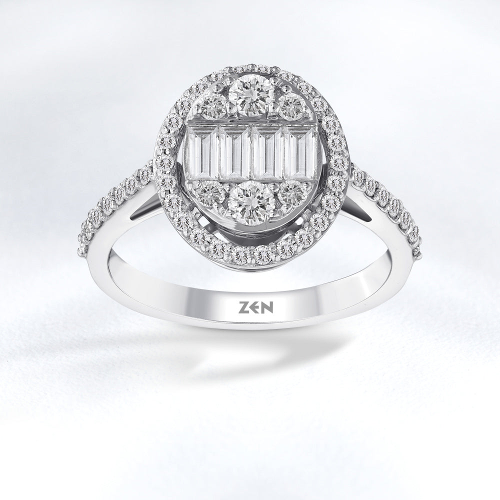 0.89 ct. Design Diamantring