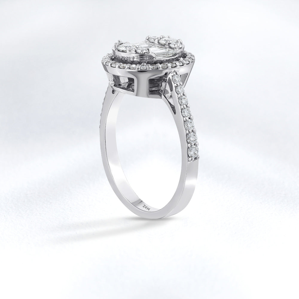 0.89 ct. Design Diamantring