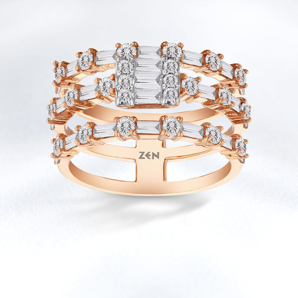 1.28 ct. Design Diamantring