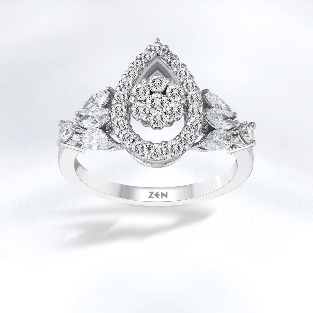 0.97 ct. Design Diamantring