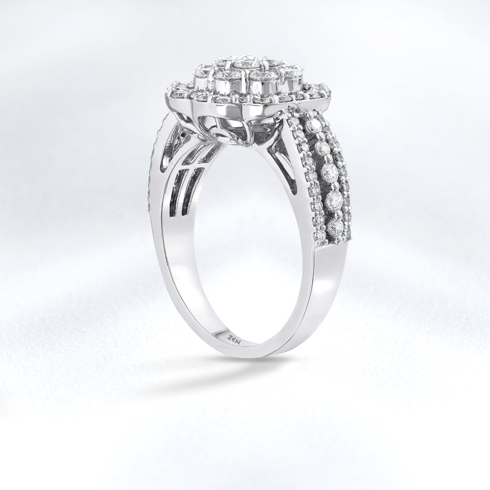 1.28 ct. Design Diamantring