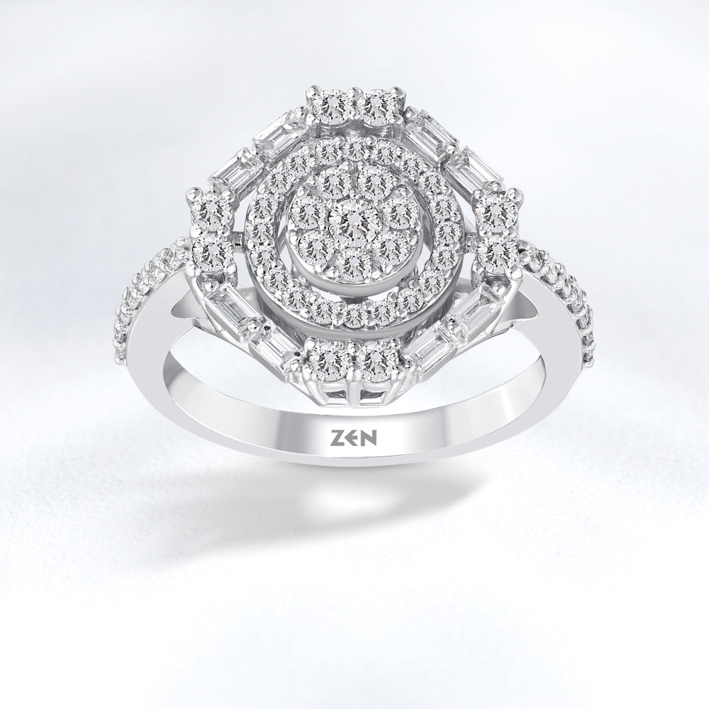 0.78 ct. Design Diamantring