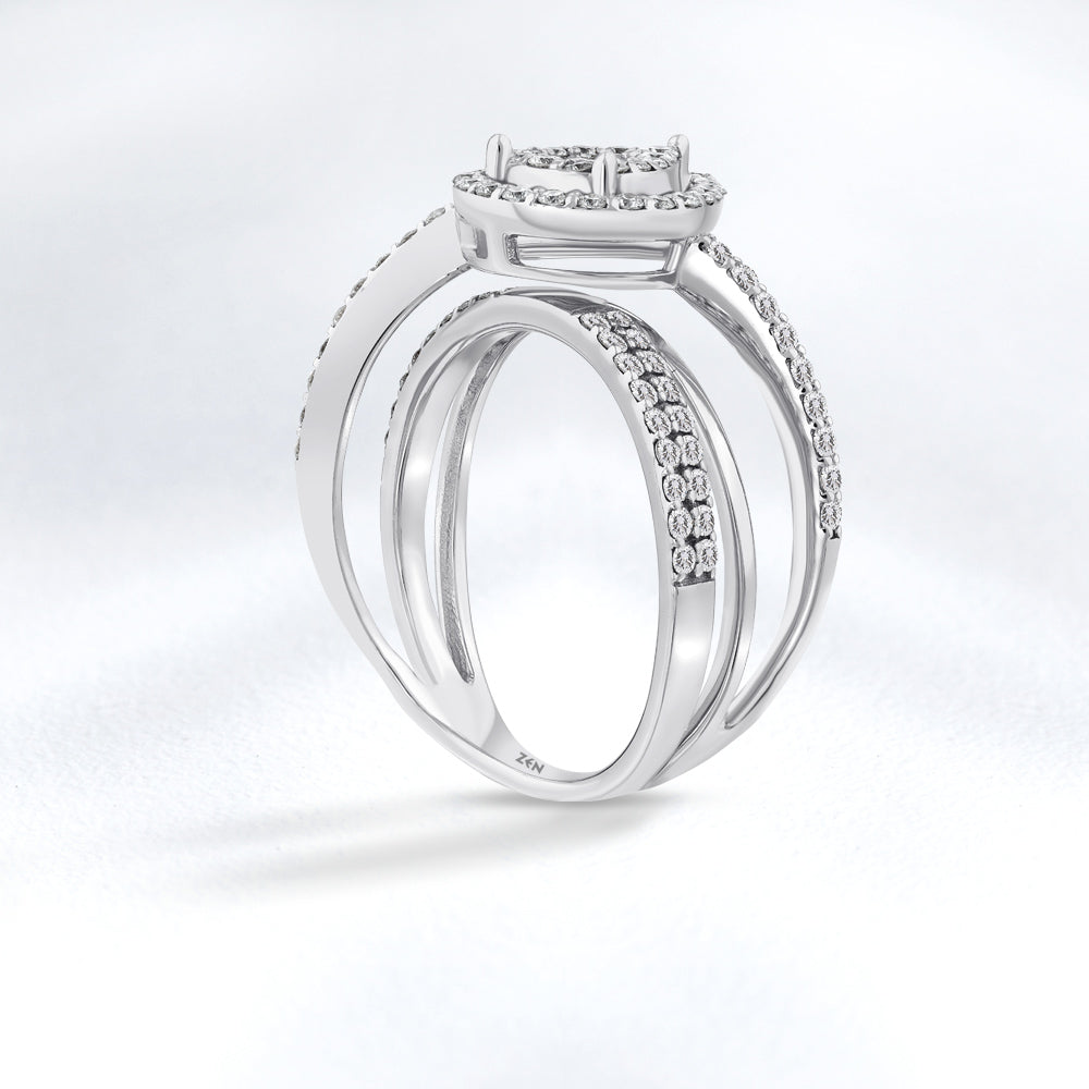 0.74 ct. Design Diamantring
