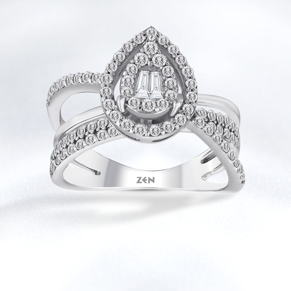 0.74 ct. Design Diamantring
