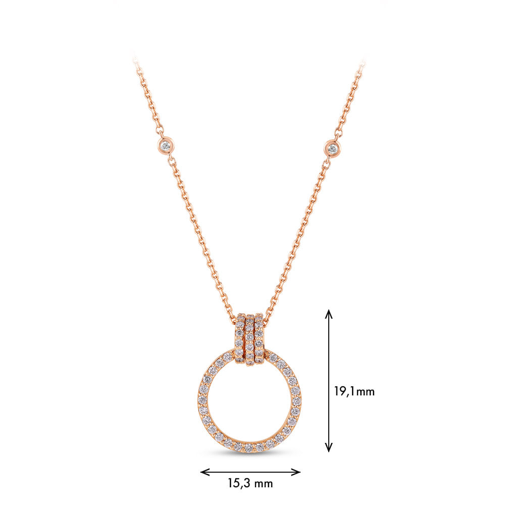 0.35 ct. Design Pendant with Chain