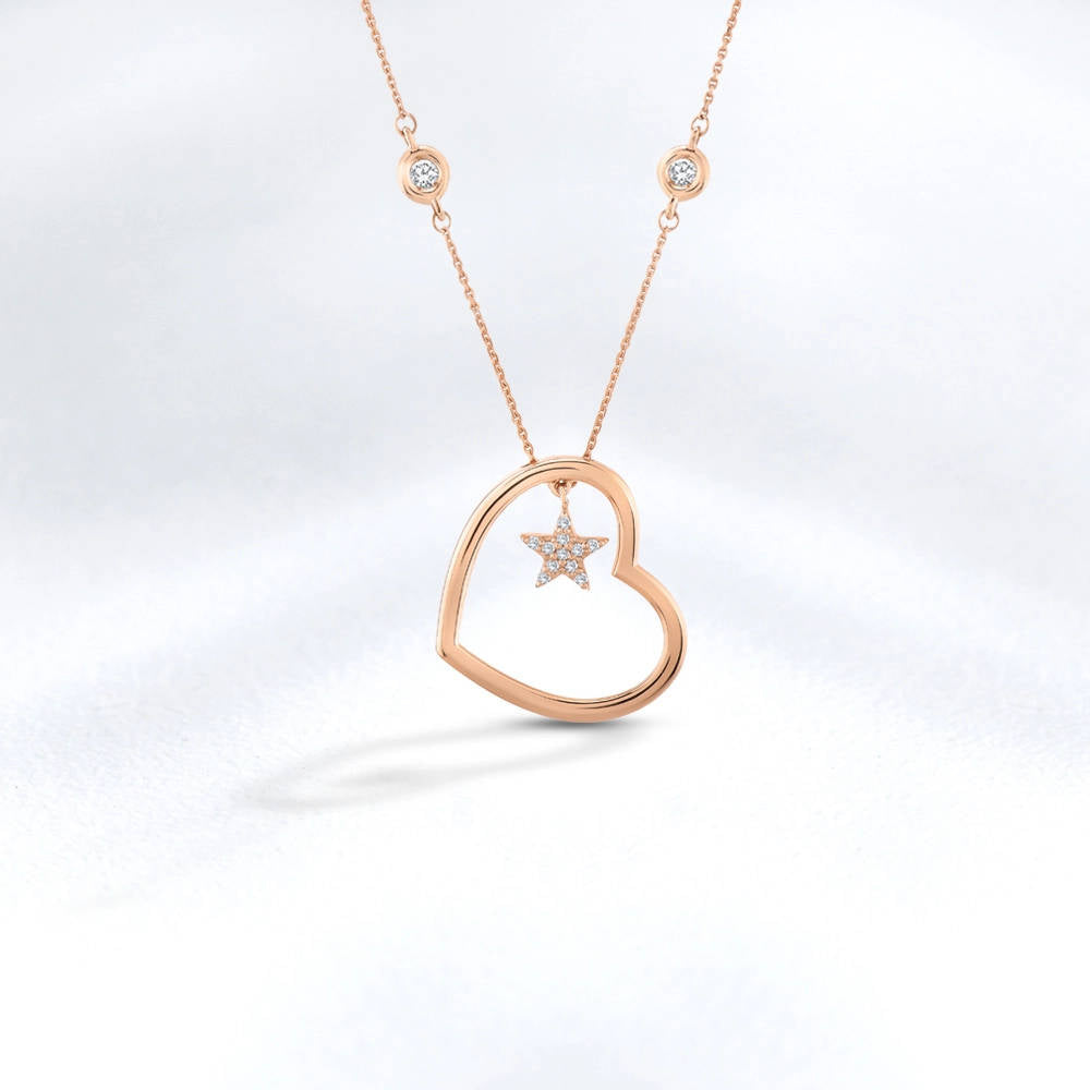 0.09 ct. Design Diamant Halskette
