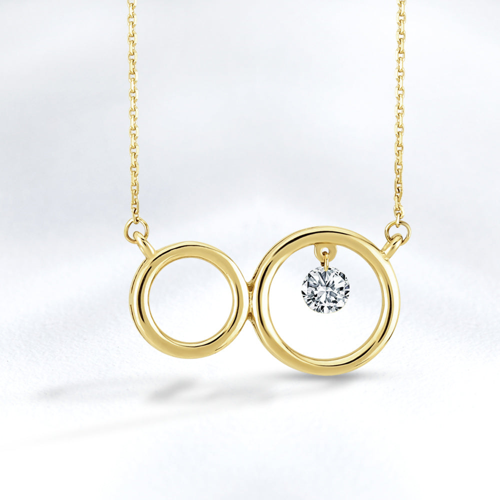 0.10 ct. Design Diamant Halskette