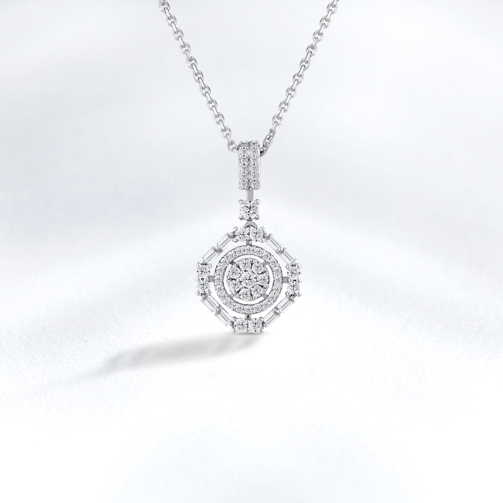 0.74 ct. Design Diamant Halskette