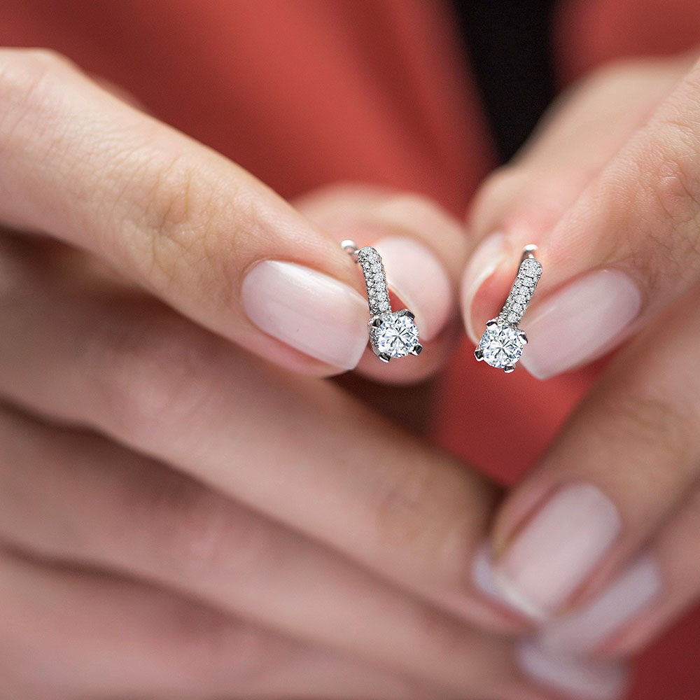 1.05 ct. Reina Diamant Ohrstecker