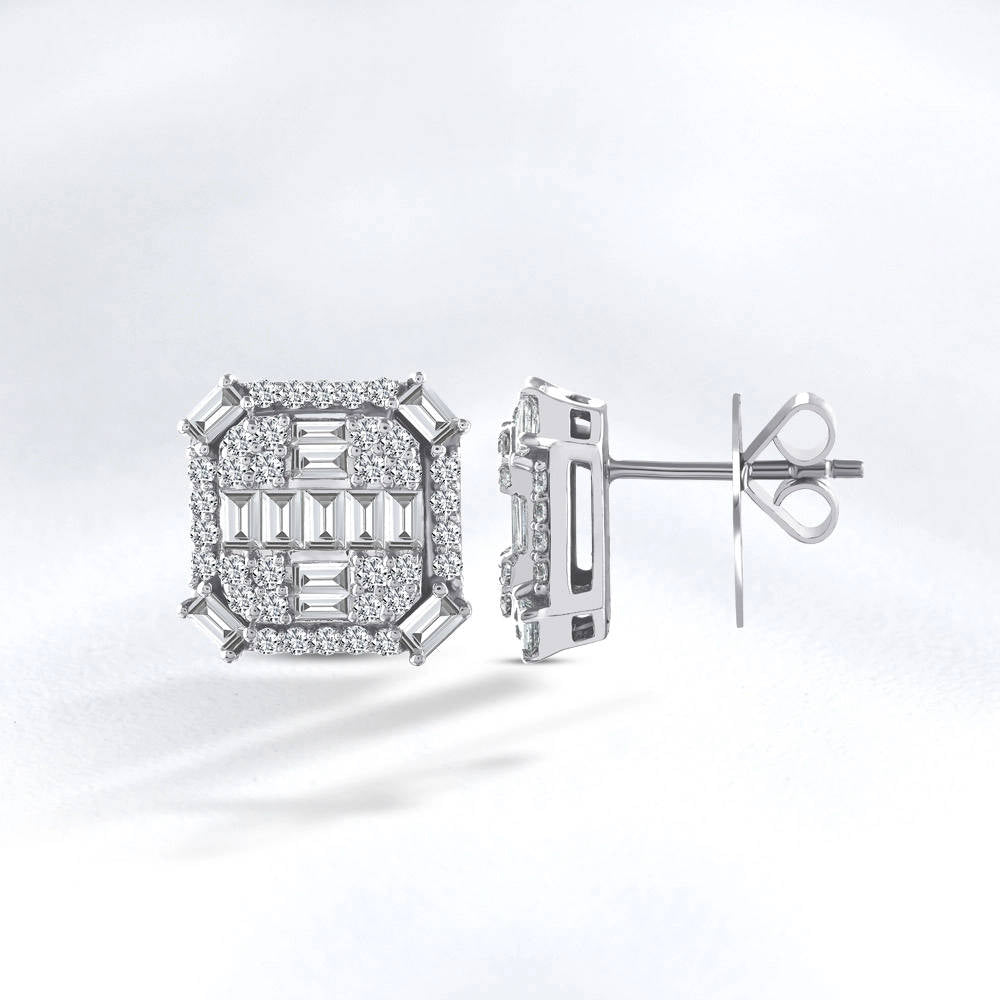 1.40 ct. Design Diamant Ohrstecker