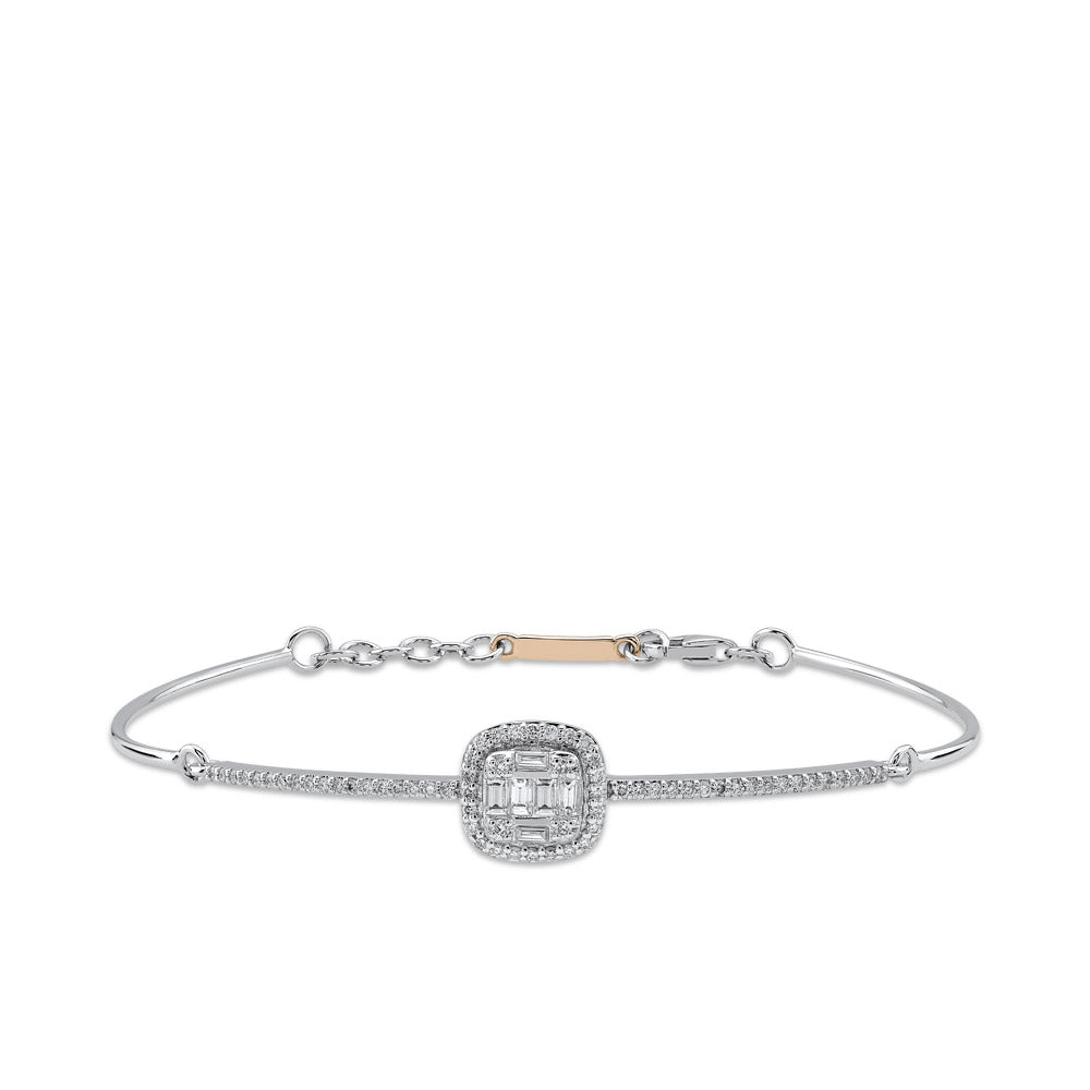 0.50 ct. Baguette Diamantarmband