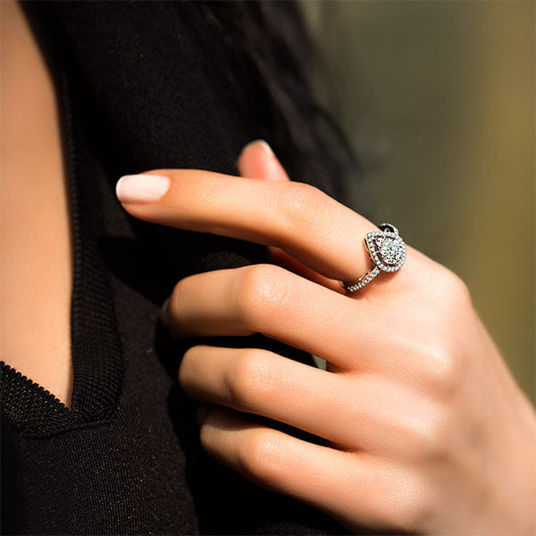 0.76 ct. Design Diamantring