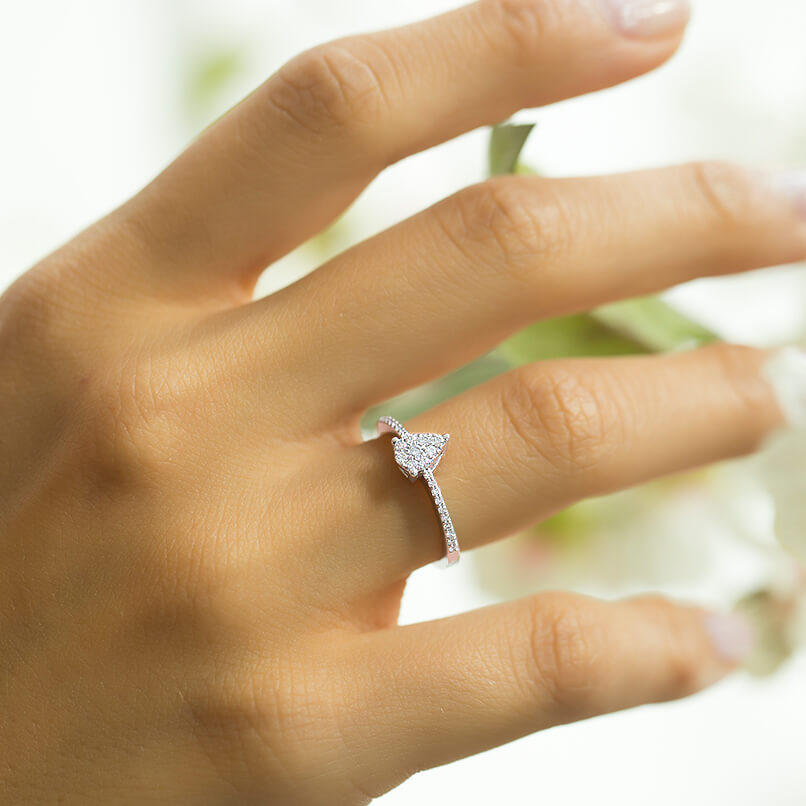 0.23 ct. Design Diamantring