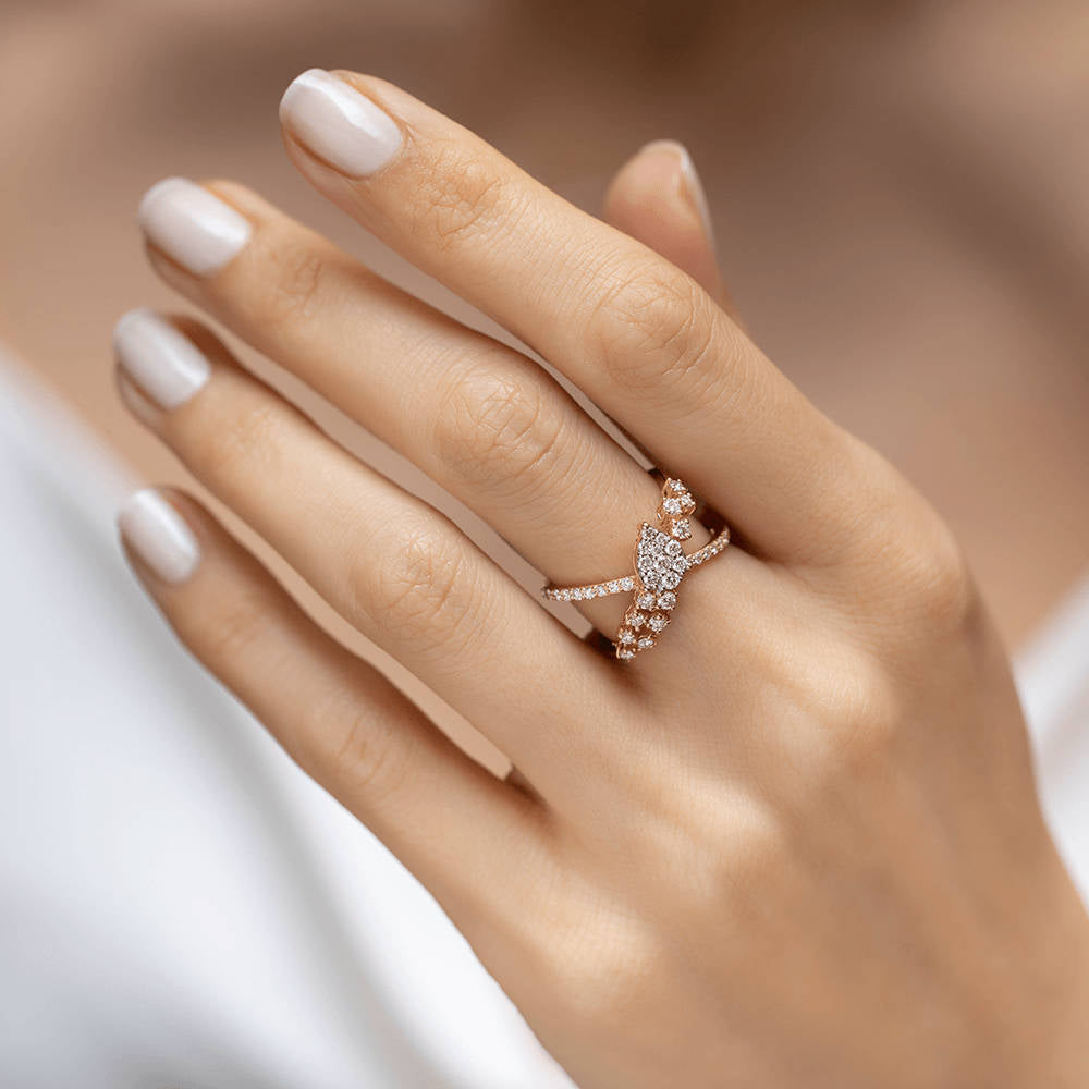 0.77 ct. Design Diamantring
