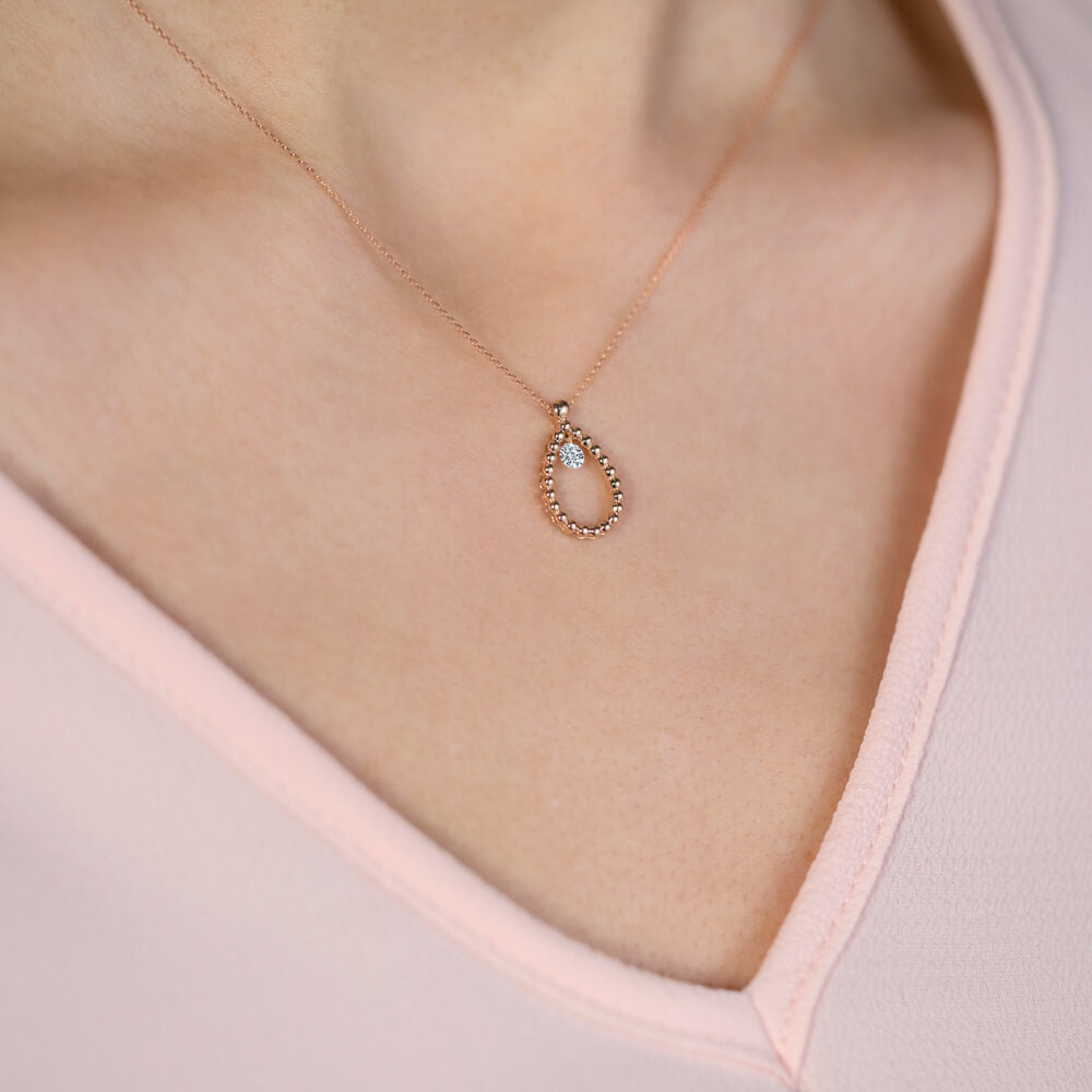 0.15 ct. Design Diamant Halskette