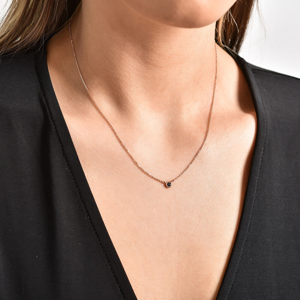 0.08 ct. Design Diamant Halskette