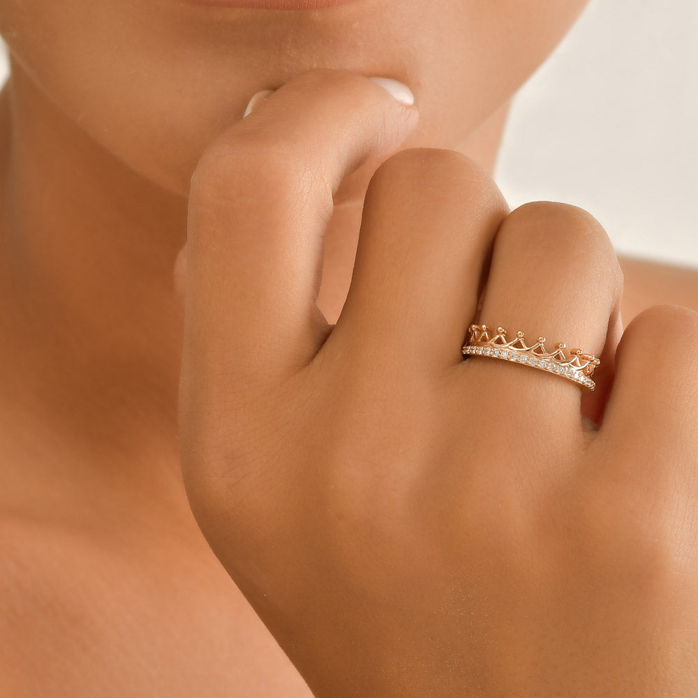 0.33 ct. Krone Diamantring